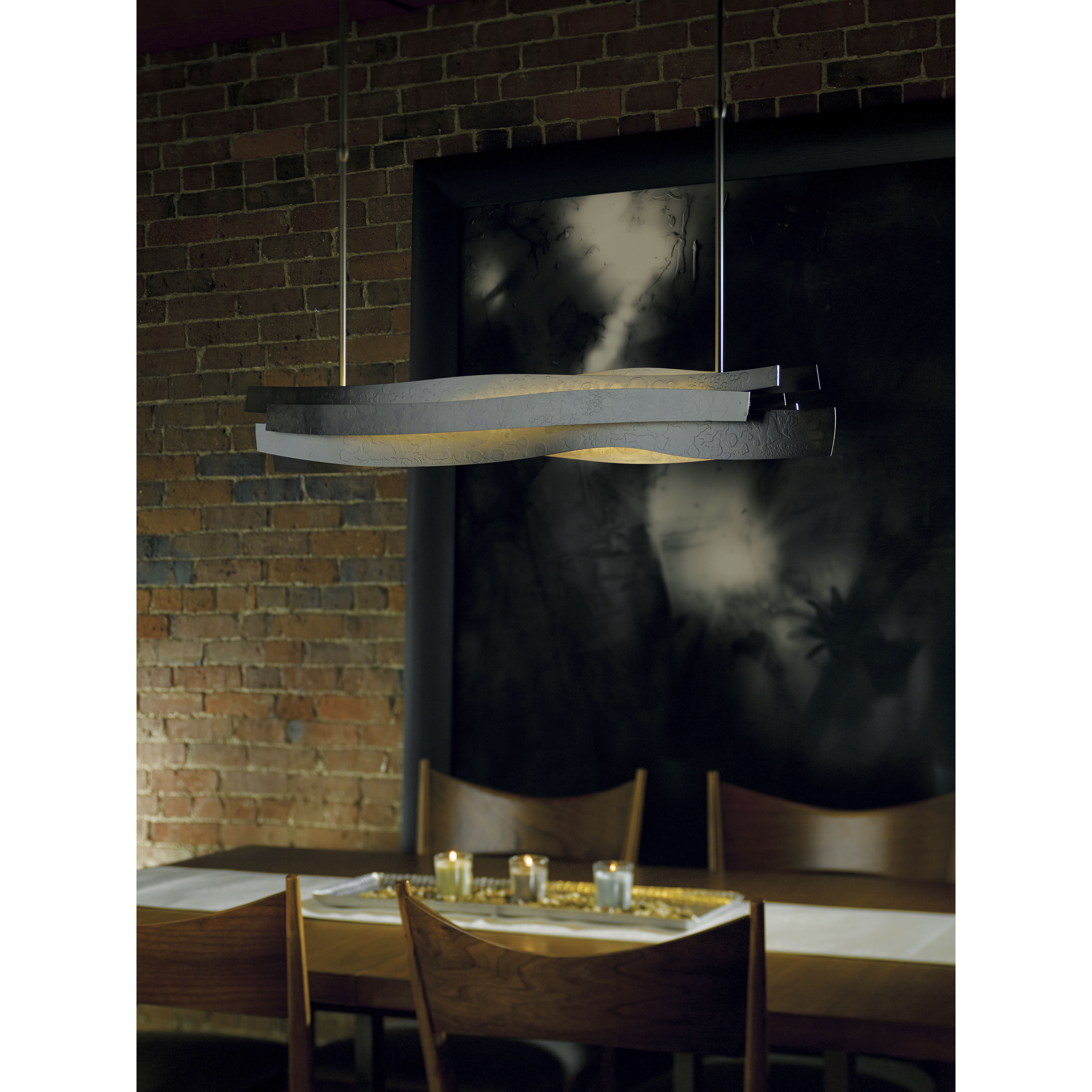 Landscape LED 37.4 inch Dark Smoke Pendant Ceiling Light