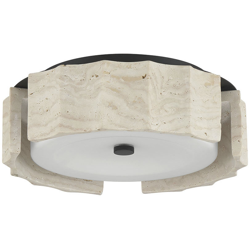 Roslington LED 11.5 inch Matte Black Flush Mount Ceiling Light