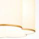 Belinder 4 Light 22 inch Non-Lacquered Brass Pendant Ceiling Light