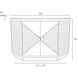 Vector 34 inch Ebony Credenza