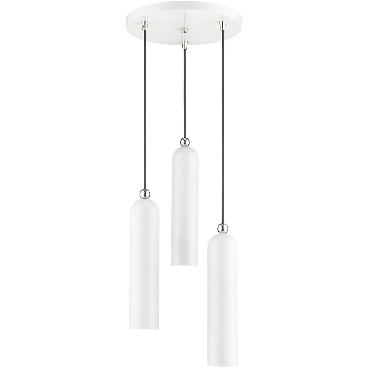 Ardmore 3 Light 13 inch Shiny White Pendant Ceiling Light
