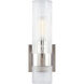 C&M by Chapman & Myers Geneva 1 Light 4.5 inch Polished Nickel Sconce Wall Light