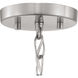 Nealy 1 Light 7.25 inch Brushed Nickel Mini-Pendant Ceiling Light