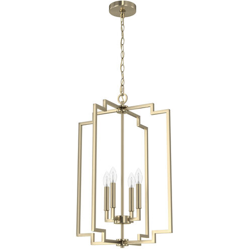 Zoanne 4 Light 19 inch Alturas Gold Pendant Ceiling Light