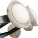 Alonso LED 50.5 inch Urban Bronze Chandelier Ceiling Light in Urban Bronze and Alabaster