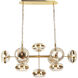 Nottingham 10 Light 22 inch Ancient Brass Chandelier Ceiling Light 