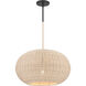 Modjeska 1 Light 20.13 inch Coal Pendant Ceiling Light