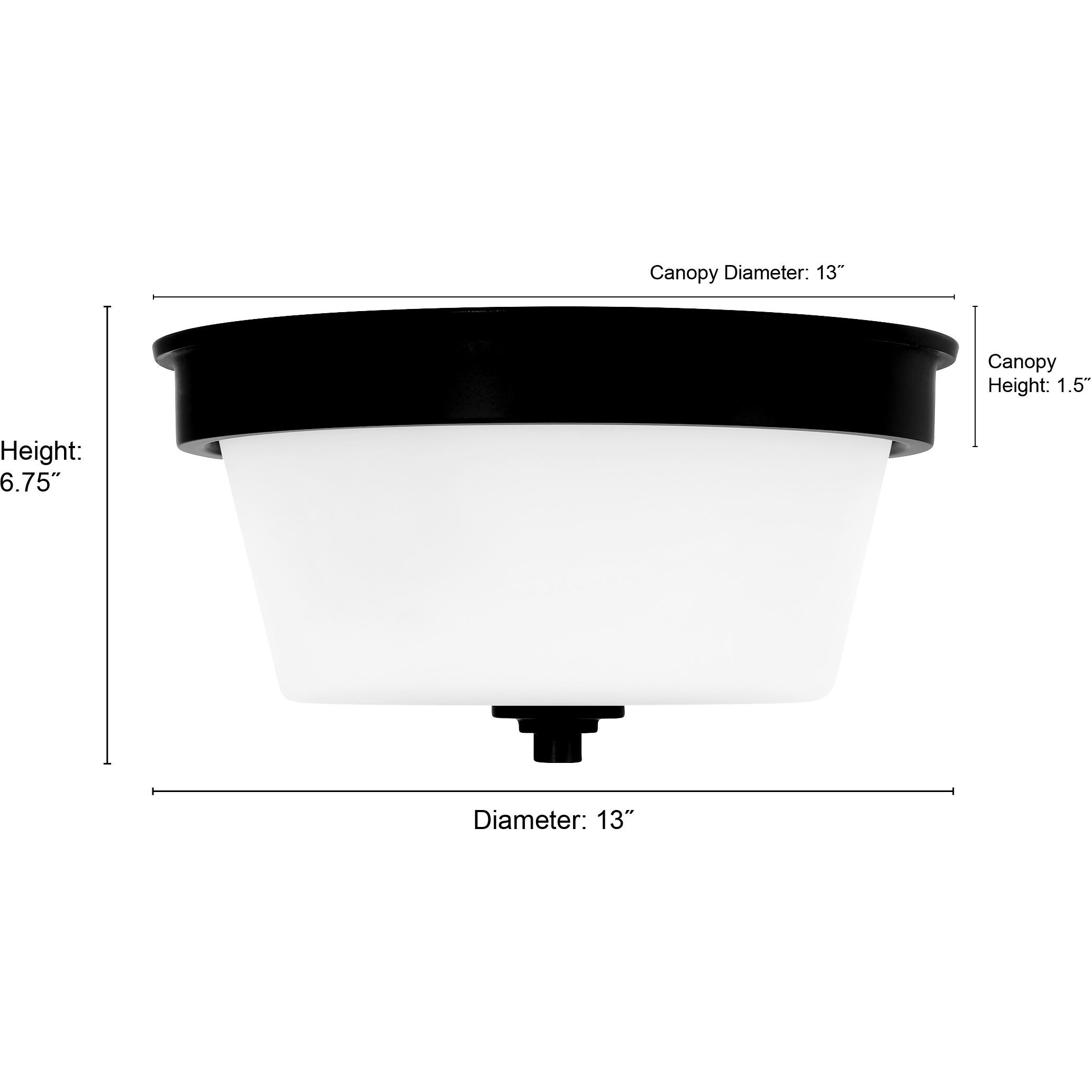 Strayhan 2 Light 13 inch Modern Gold Flush Mount Ceiling Light