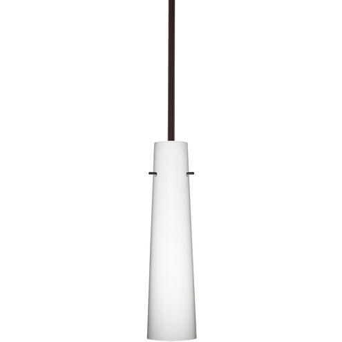 Camino 1 Light Bronze Stem Pendant Ceiling Light
