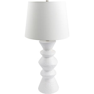 Mauna 26 inch 60 watt White Accent Table Lamp Portable Light