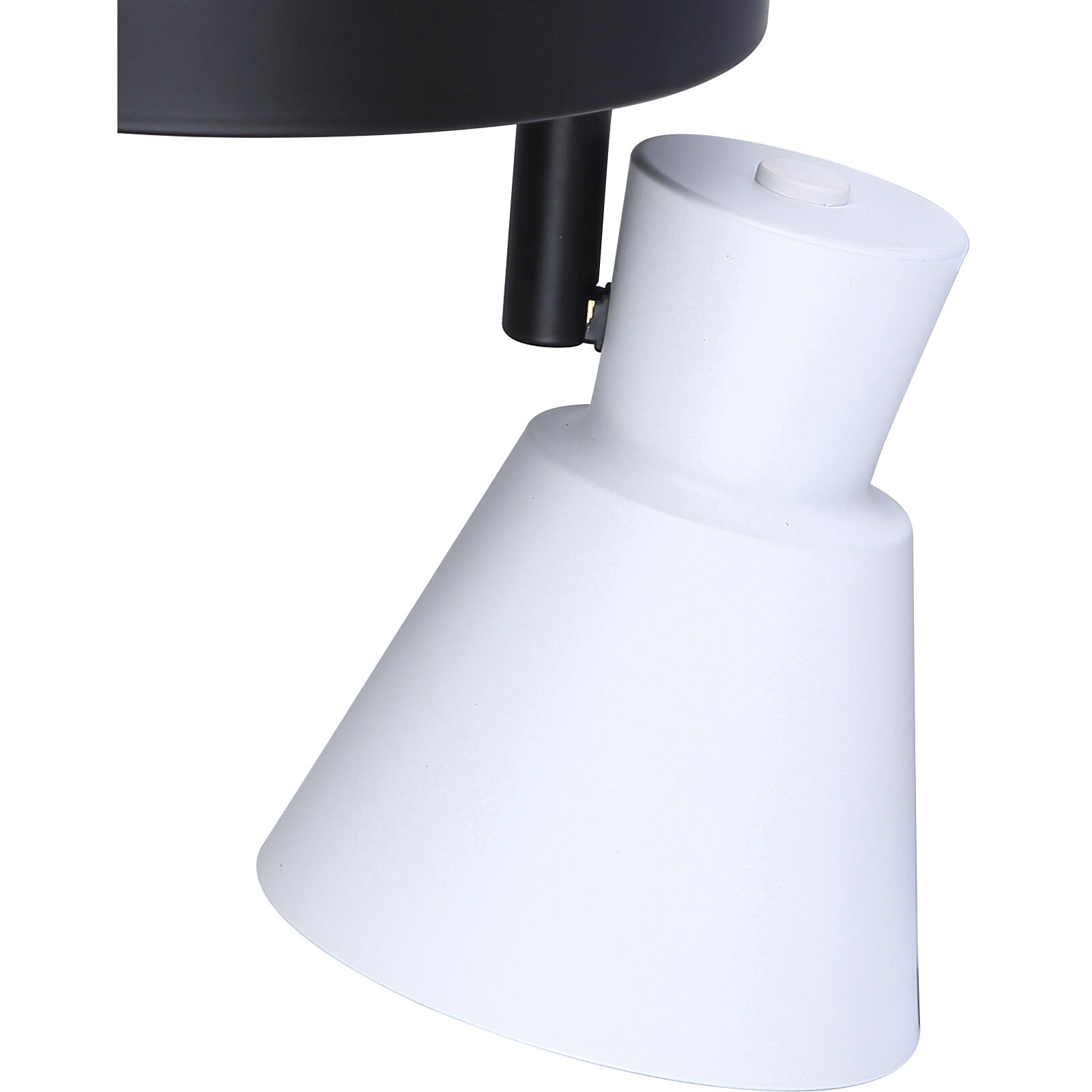 Radley 2 Light Black/White Track Lighting Ceiling Light