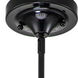 Arabella 1 Light 6.75 inch Black Mini Pendant Ceiling Light, Convertible to Semi-Flush