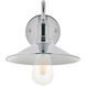 Etude 1 Light 9 inch Chrome Wall Sconce Wall Light