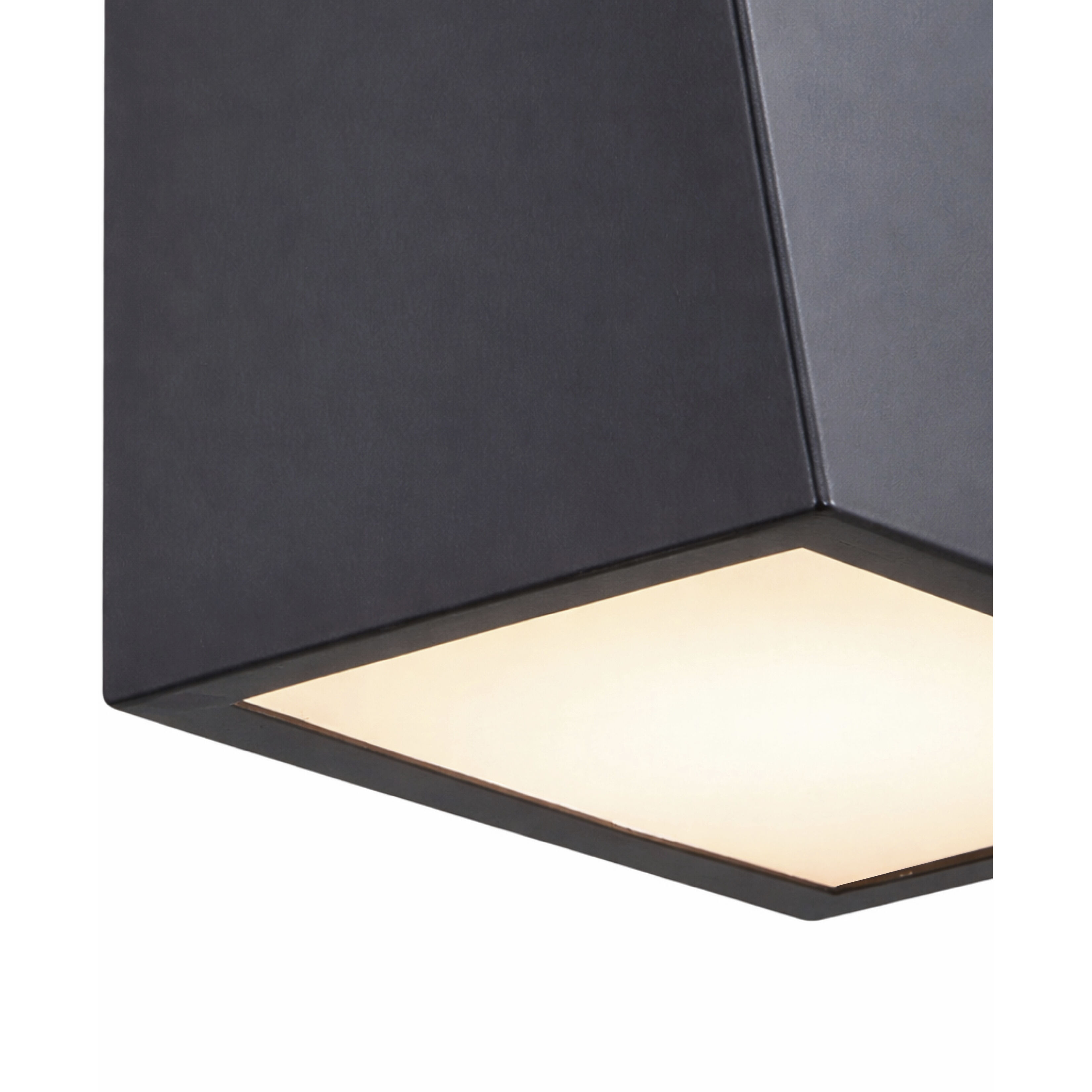 Corwin Family 12 inch Matte Black Outdoor Wall Sconce in 4" D x 5.5" W x 12" H, EVOLV