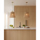 Parnell 1 Light 24 inch Beige Pendant Ceiling Light, Medium