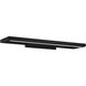 View LED 28 inch Black Bath Vanity & Wall Light in 3500K, dweLED