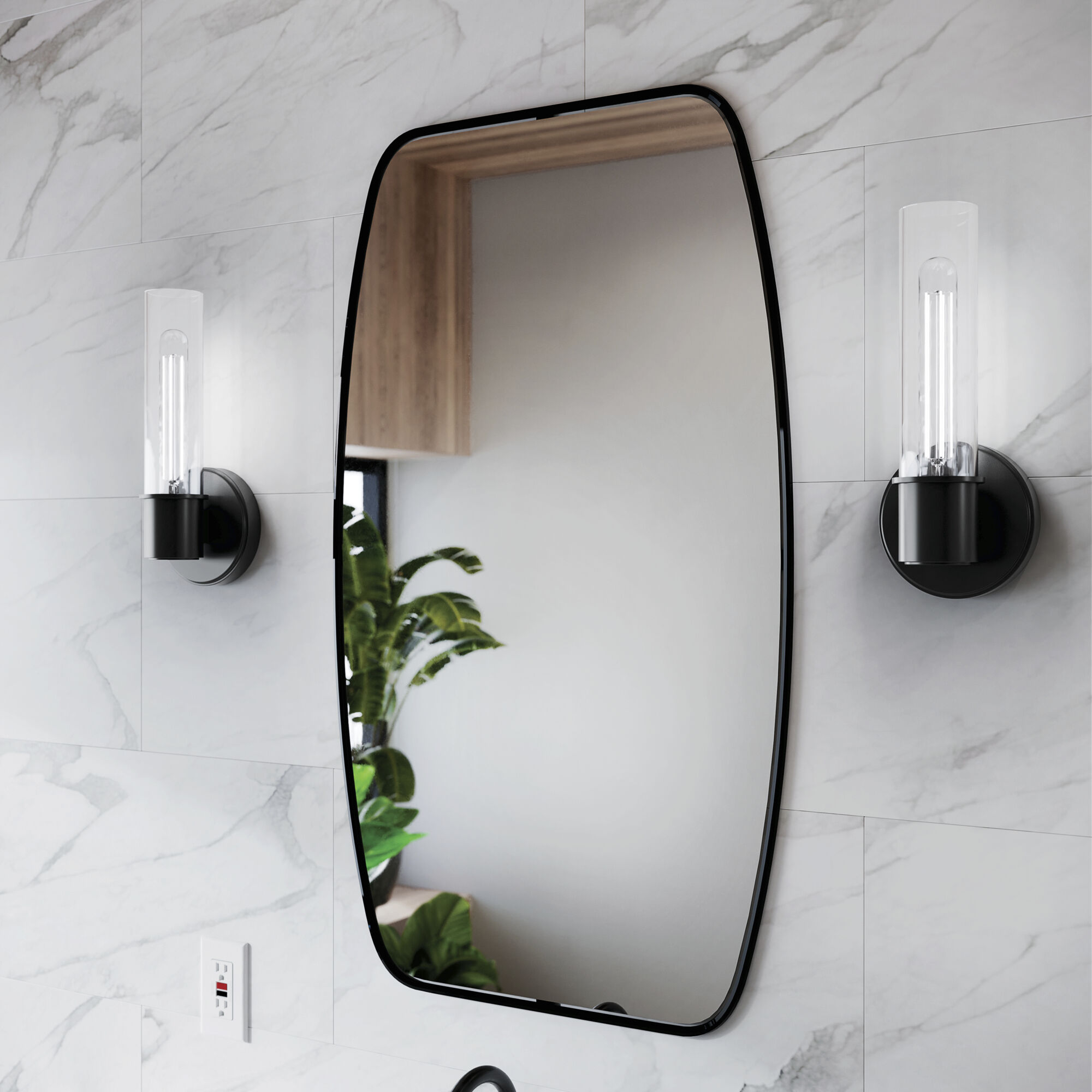 Aviv 1 Light 5.5 inch Black Wall Sconce Wall Light