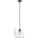 Academy 1 Light 10 inch Oil Rubbed Bronze with Heritage Brass Indoor Pendant Ceiling Light