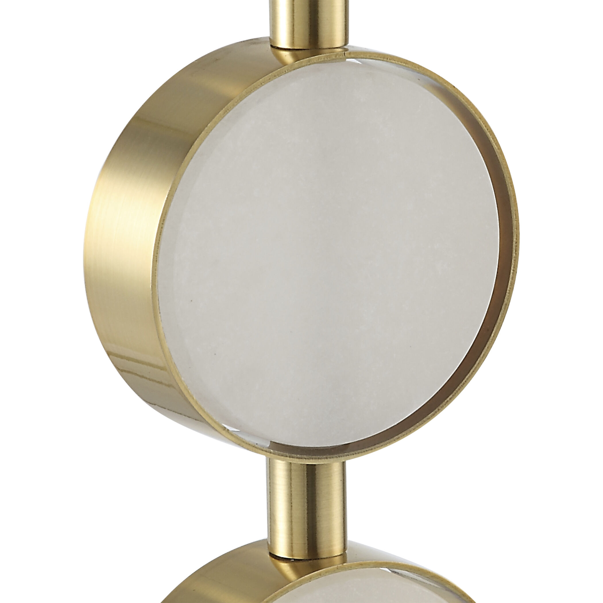 Three Rings 28.5 inch 150.00 watt Brushed Brass Table Lamp Portable Light