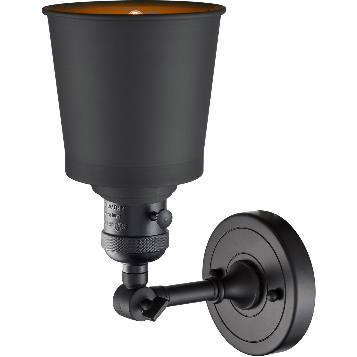 Franklin Restoration Addison LED 5 inch Matte Black Sconce Wall Light, Franklin Restoration