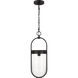 C&M by Chapman & Myers Blaine 1 Light 8 inch Aged Iron Pendant Ceiling Light