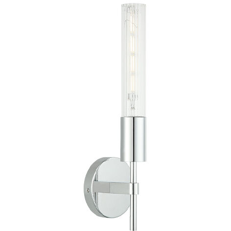 Lumière 1 Light 4.38 inch Chrome Bath Vanity Light Wall Light