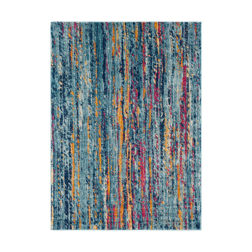 Marple 87 X 63 inch Teal Rug, Rectangle