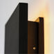 Alumilux Tau LED 6 inch Black Outdoor Wall Sconce