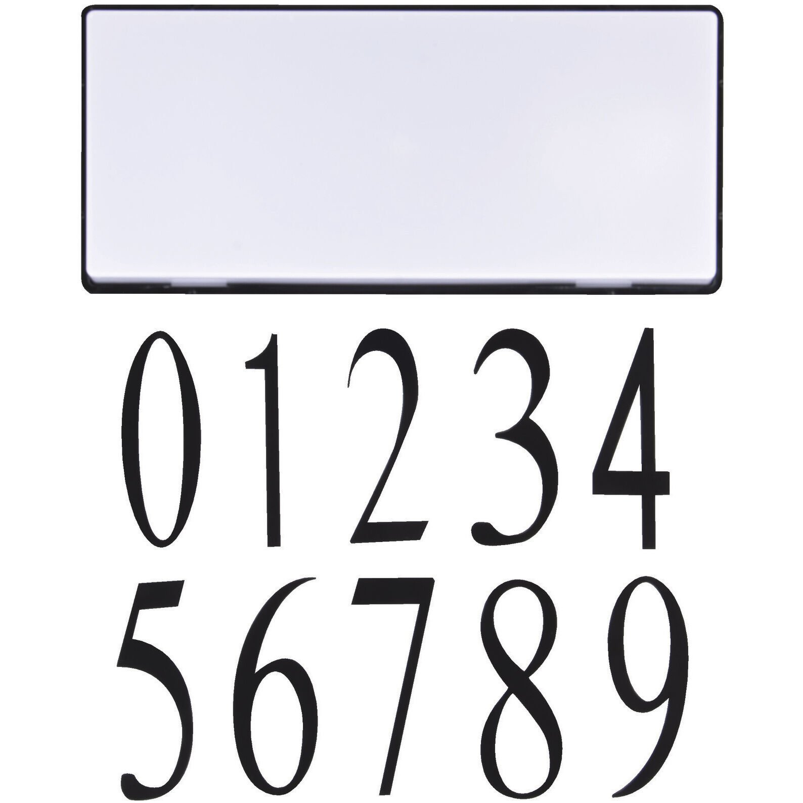 Surface Mount Address Plaque