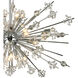 Starburst 29 Light 48 inch Polished Chrome Chandelier Ceiling Light