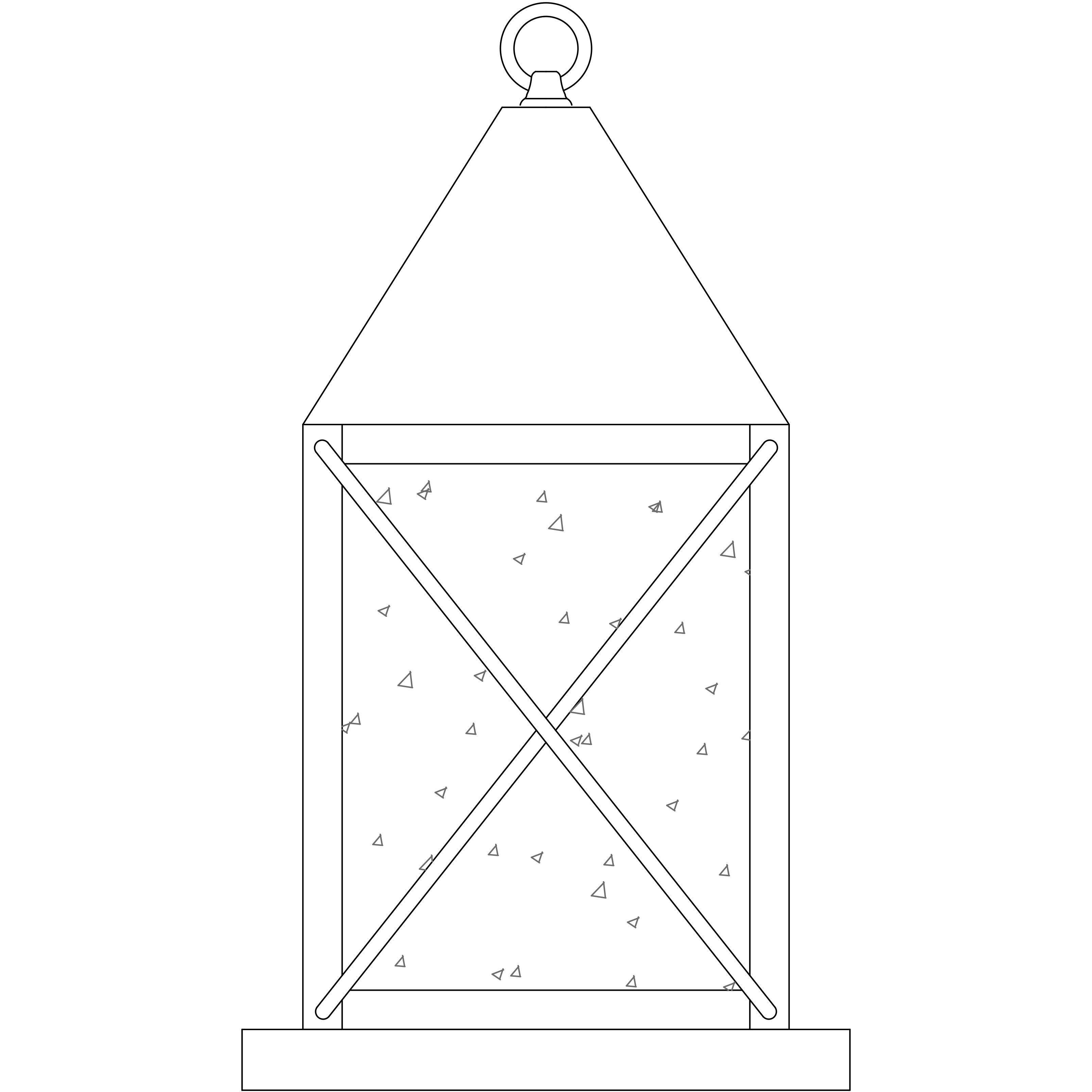 Nottingham 1 Light 18 inch Antique Copper Column Mount in White Opalescent