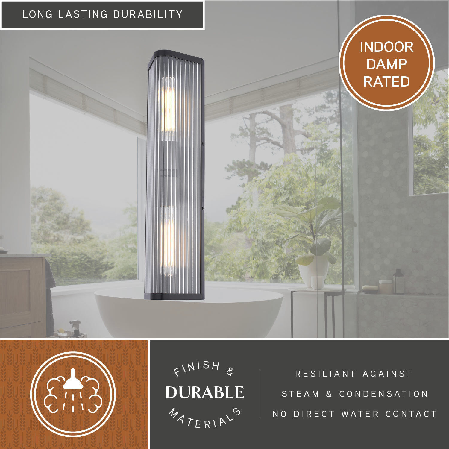 Barbier 2 Light 5.5 inch Matte Black Wall Light