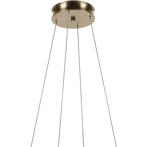 Larousse LED Champagne Bronze Chandelier Ceiling Light