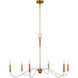 C&M by Chapman & Myers Hanover 6 Light 41.75 inch Chandelier