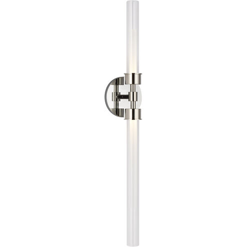Sean Lavin Linger LED 4.5 inch Polished Nickel Wall/Bath Light Wall Light in LED 90 CRI 3000K 277V, Integrated LED