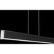 Mystique LED 42 inch Black Linear Pendant Ceiling Light, Beyond