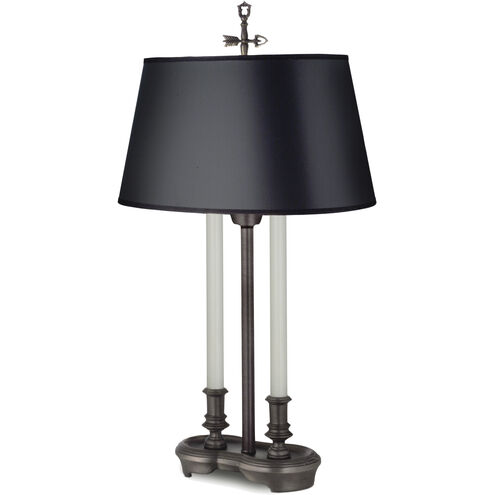Ellie 28 inch 150 watt Antique Old Bronze Desk Lamp Portable Light