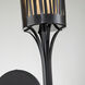 Sawgrass 2 Light 10.5 inch Matte Black Sconce Wall Light