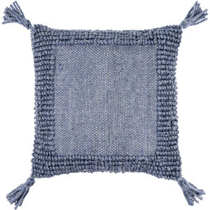 Alaric 18 X 18 inch Dark Blue Accent Pillow