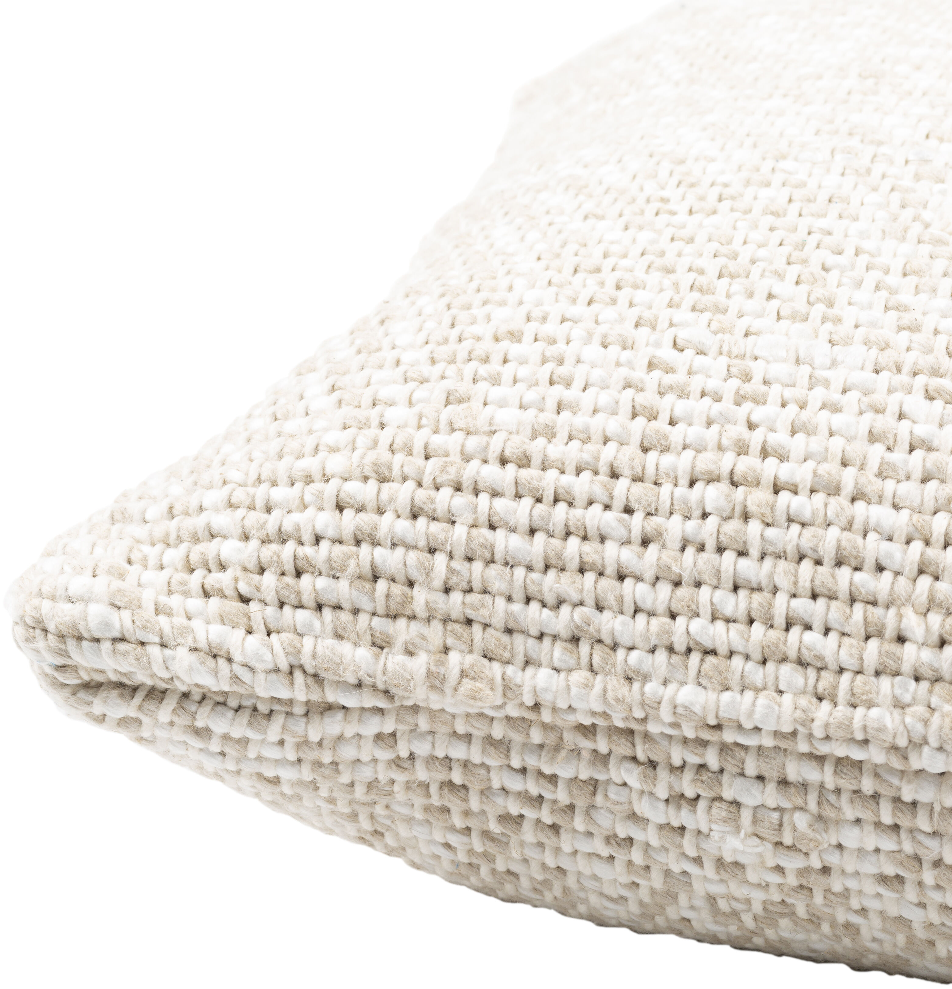 Theresa 22 inch Cream Pillow Kit in 14 x 22, Lumbar