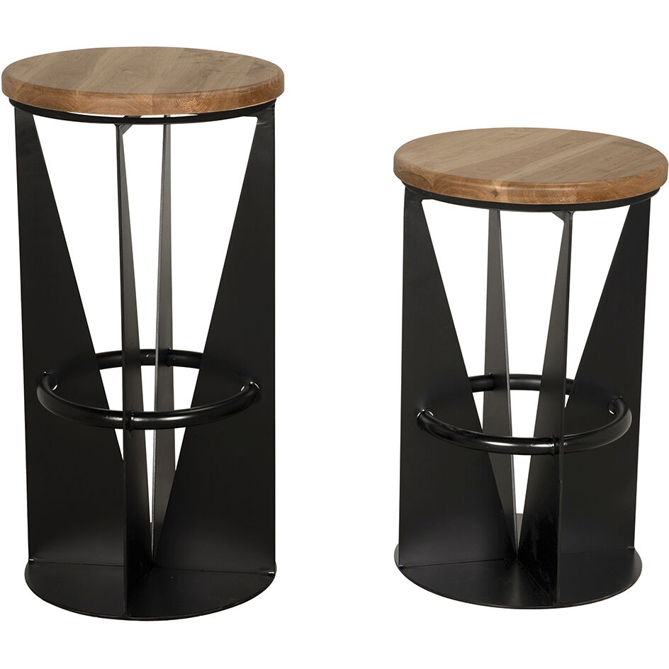 Nagoya 30 inch Matte Black Bar Stool