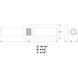 Levitt LED 19.25 inch Black Bathroom Light Wall Light