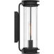 Vessaro 1 Light 17 inch Sand Coal Black Outdoor Wall Sconce