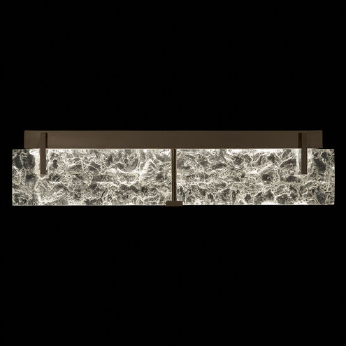 Terra 4 Light 28.8 inch Bronze Bath Vanity Light Wall Light in Clear