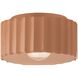 Radiance 1 Light 10 inch Adobe Flush Mount Ceiling Light