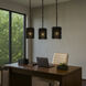 Urchin 1 Light 8 inch Black Mini Pendant Ceiling Light
