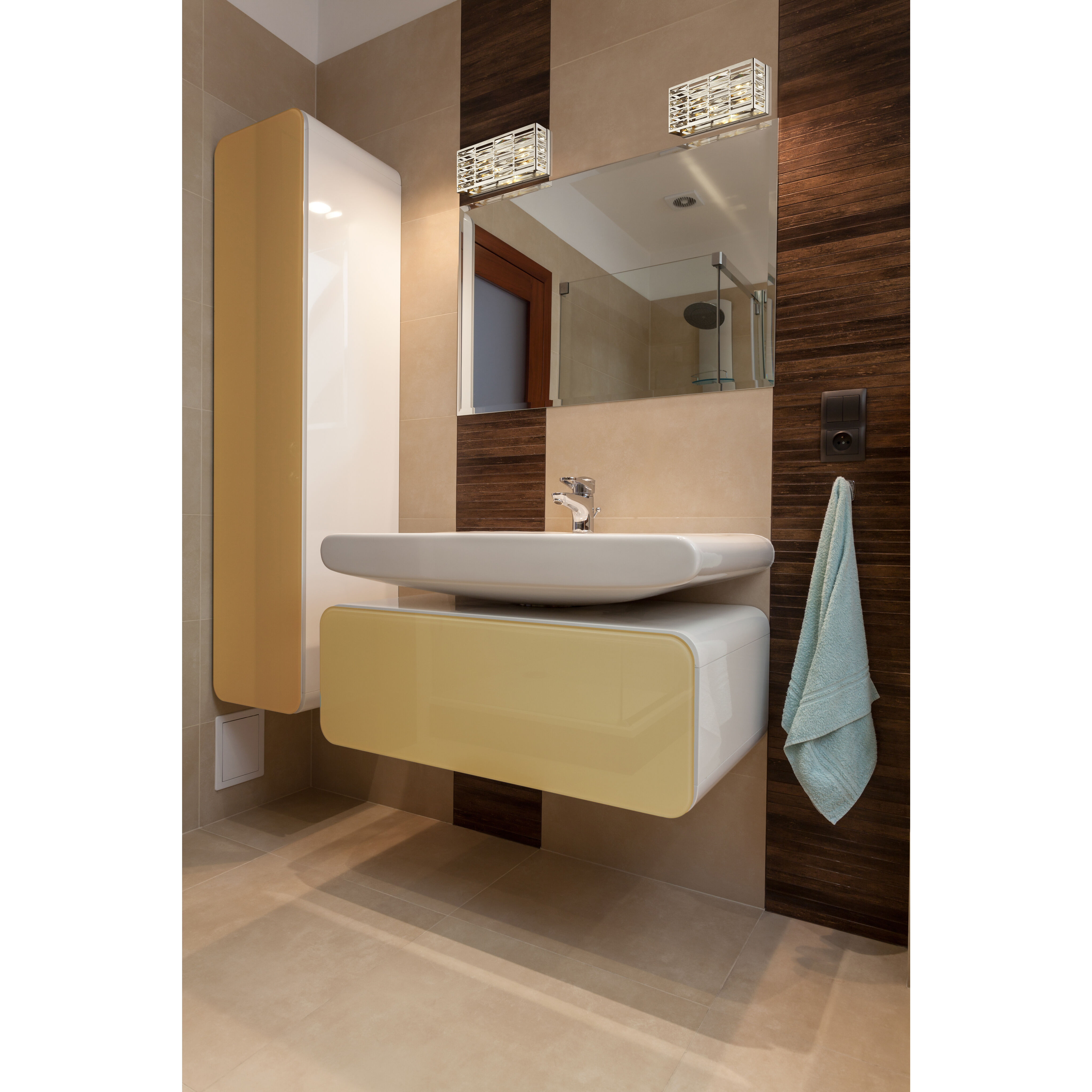 Cronise 2 Light 16.25 inch Chrome Vanity Wall Light