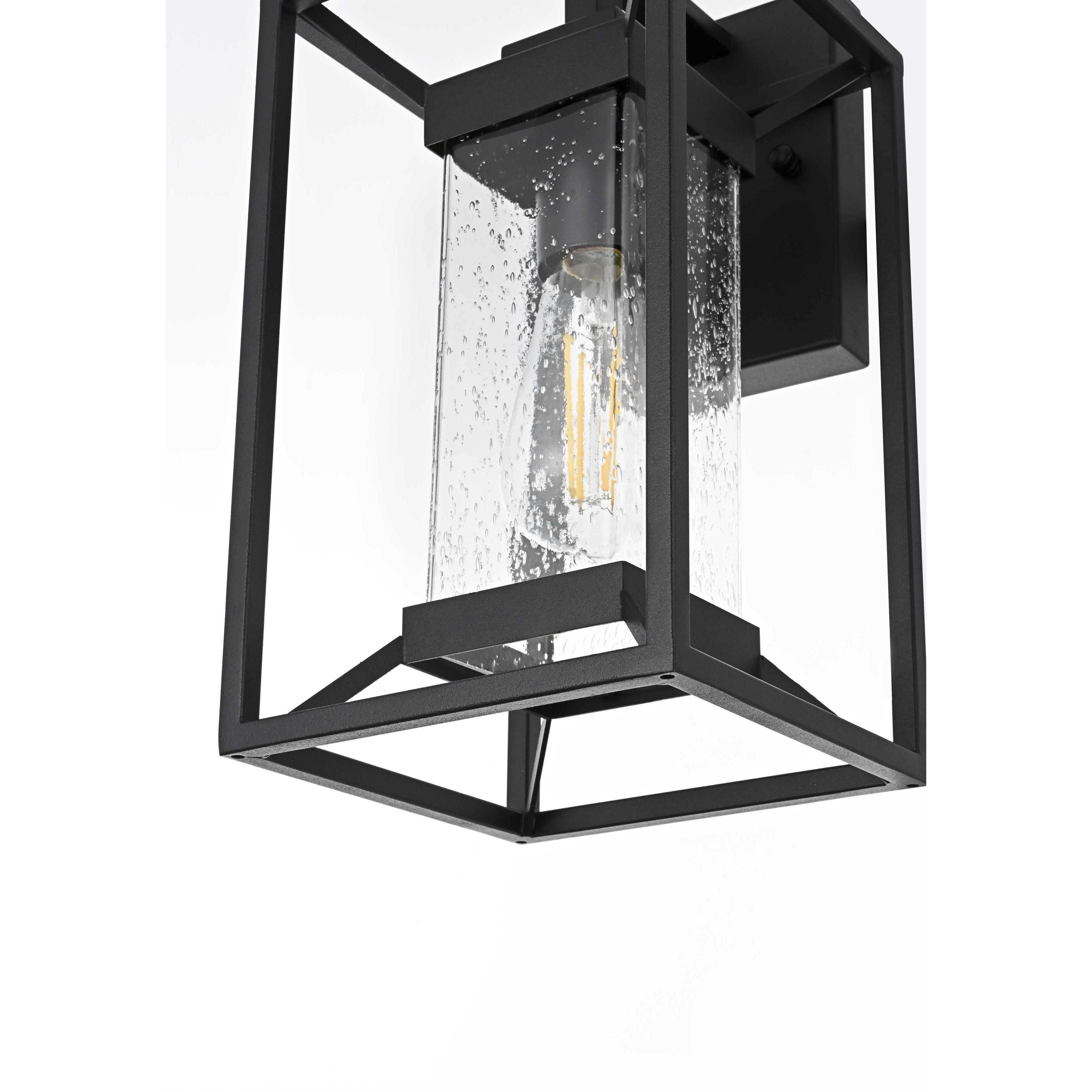 Willington 1 Light 13.5 inch Black Outdoor Wall Sconce
