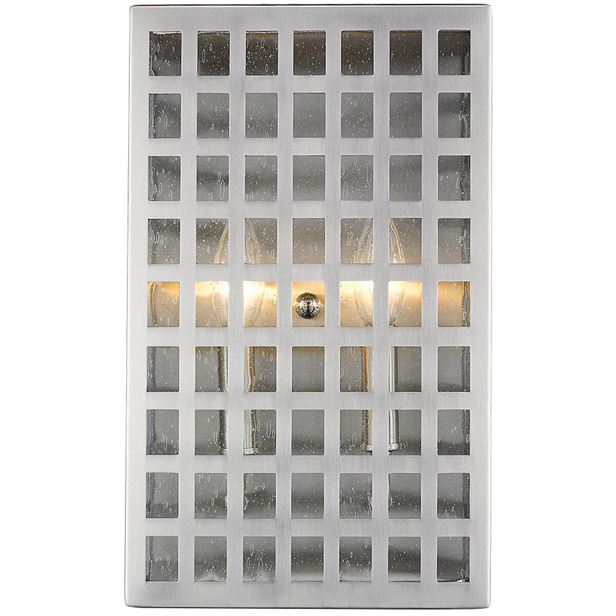 Letzel 2 Light 13 inch Satin Nickel Exterior Wall Mount