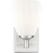 Oren 1 Light 6.5 inch Brushed Nickel Bath Vanity Light Wall Light